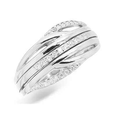 Кольцо из серебра куб.циркон., К1381