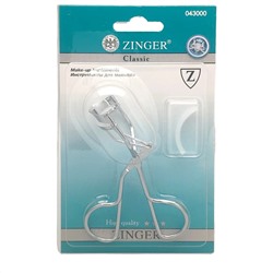 Zinger Зажим для ресниц металлический / Classic EYE-100, серебристый 2995