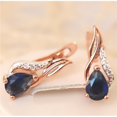 Серьги позолота H01-6164