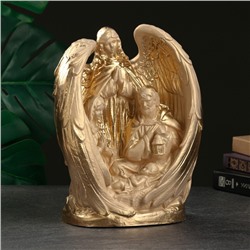 Фигура гипс «Ангел Хранитель», слоновая кость, 31×24×14.5 см