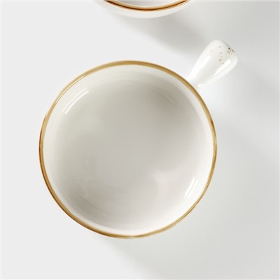 Кокотницы «Церера», набор 2 шт., d=15 см, 500 мл, фарфор, белые