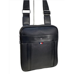 Сумка мужская из искусственной кожи, цвет черный
