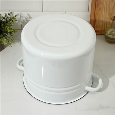 УЦЕНКА Кастрюля цилиндрическая, 9 л, без крышки, светлая МИКС