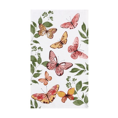 Набор полотенец Доляна «Луговые цветы» 28×46 см - 4 шт., 100% хлопок, вафля 160 г/м²