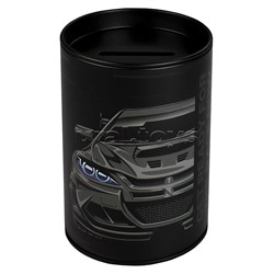 Копилка-подставка для канцелярских принадлежностей "Тачка" цвет черный