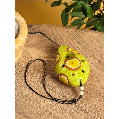 Сувенирный музыкальный инструмент свисток, 9.5×7×3.5 см, МИКС