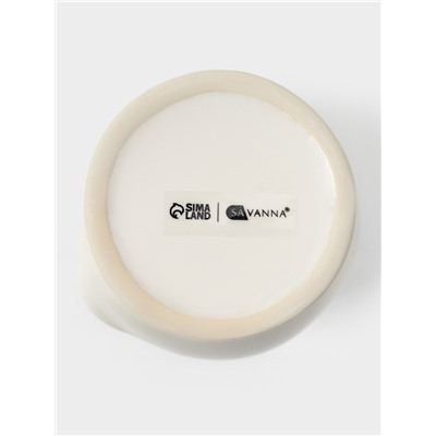 Дозатор для жидкого мыла SAVANNA «Вуду», 240 мл, цвет белый