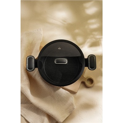 Кастрюля SL Home, d=20 см, h=10.5 см, с антипригарным покрытием, индукция, алюминий, чёрная