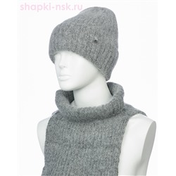 1501Ag Ангора велес Комплект женский флис (колпак+снуд) (54-58)