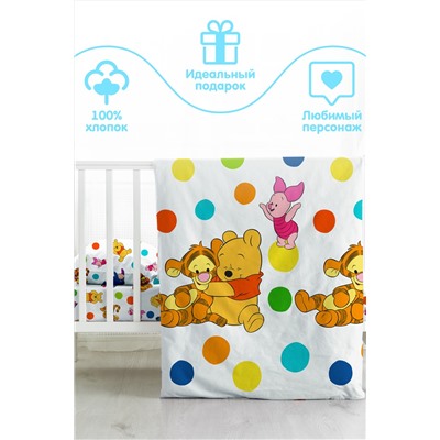 КПБ детск. поплин Disney Baby (40х60) рис. 16476-1/16477-1 Винни Пух и друзья