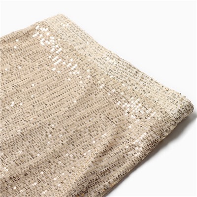 Юбка макси из пайеток женская MIST, размер 46, золотая