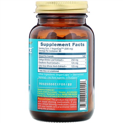 HealthForce Superfoods, CircuForce, 90 Vegan Caps