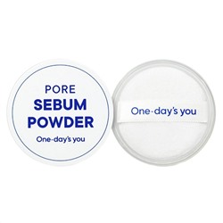 523998 One-day's You Себорегулирующая пудра для лица с матирующим эффектом / Pore Sebum Powder, белый, 4 г