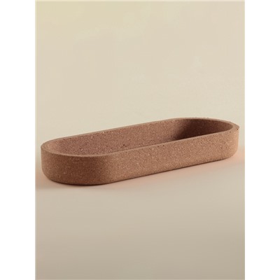 Банки для сыпучих SL Home «Алькорноке», 2 банки 280 ми, 2 банки 650 мл, с пробковой крышкой, на подставке, стекло, прозрачные