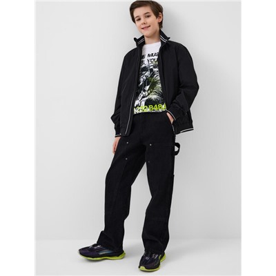 Брюки текстильные джинсовые для мальчиков