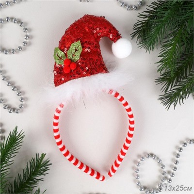 Новогоднее украшение Ободок 13х25 см / NA125 /уп 100/