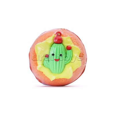 Шипучая соль для ванн 130г Чаша с пеной и игрушкой "Happyki"