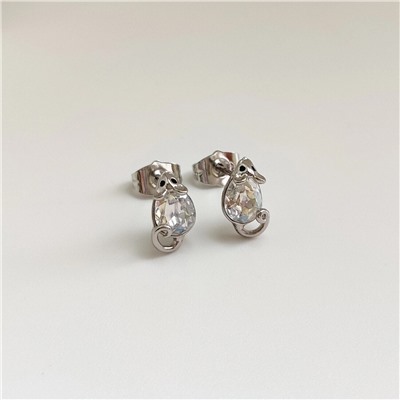 Серьги с кристаллами Swarovski