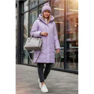 Куртка верблюжья шерсть, арт.316 (Сиреневый)