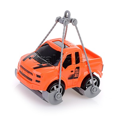 Машина "Эвакуатор" 1:16 (свет, звук) в коробке (цвет оранжевый)