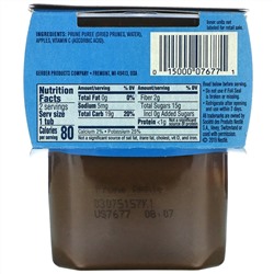 Gerber, Prune Apple, Sitter, 2 Pack, 4 oz (113 g) Each