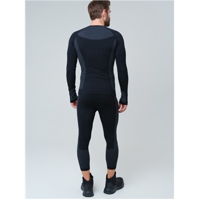 Термокомплект трикот. для мужчин: фуфайка с длин. рук, брюки укороченные