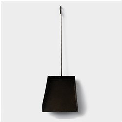 Совок для золы Доляна «Большой», 20×20 см, длина 60 см, цвет МИКС