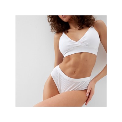 Комплект нижнего белья женский (топ, трусы) Collorista, белый, размер 44-46