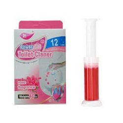 Гель освежитель-очиститель для унитаза в форме шприца, роза