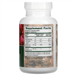 Nature's Plus, Ultra Chewable Cranberry With Vitamin C, Cranberry/Strawberry, 90 Chewable Love-Berries