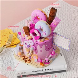 Конструктор "Торт" 256 дет., в коробке