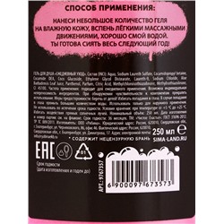 Подарочный набор новогодний женский «Заюш, ты классная»: гель для душа и шампунь для волос, 2×250 мл, 18+, Чистое счастье