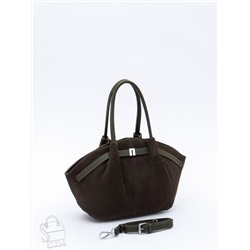 Сумка женская кожаная 2346YF gray green Polina&Eiterou  в Новосибирске