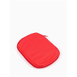 Косметичка-аптечка дорожная на молнии, красная