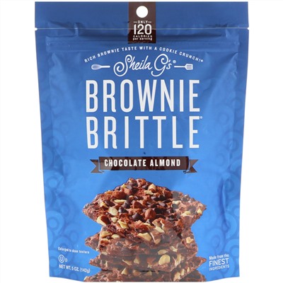 Sheila G's, Brownie Brittle, Chocolate Almond, 5 oz (142 g)