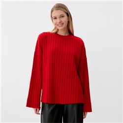 Джемпер женский вязаный MINAKU:Knitwear collection, красный, размер 50-52