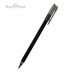 Ручка шариковая 0.38 мм "PointWrite Black" синяя 20-0265 Bruno Visconti
