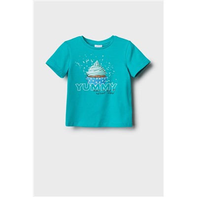 Фуфайка трикотажная для девочек (футболка) PLAYTODAY, 1240300