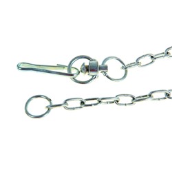 Цепь для привязи собак, 3 м, калибр 3×16 мм, белая