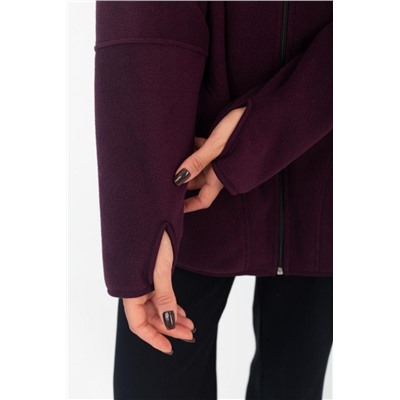 Толстовка флисовая "РОУЗ" (Винный)