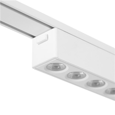 Светильник трековый ULTRA «Линза», светодиодный, 18 Вт, 48 В, 3000K-5700К, CRI90, 33.8×2.6×2.4 см, белый