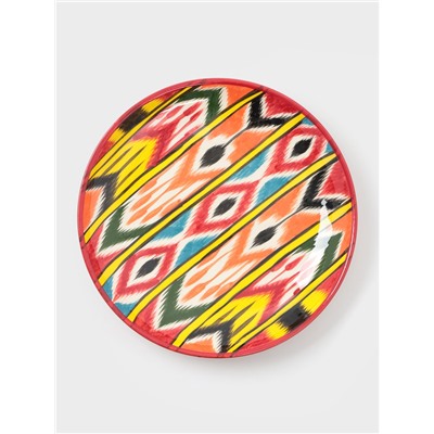 Ляган узбекский Риштанская Керамика «Атлас», d=32 см, разноцветный