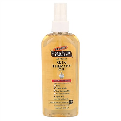 Palmer's, Cocoa Butter Formula, масло для кожи, с ароматом шиповника, 150 мл (5,1 жидкой унции)