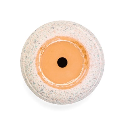 Горшок для цветов «Пряности», 800 мл, d=12 см, h=10.5 см, керамический, с поддоном, белый