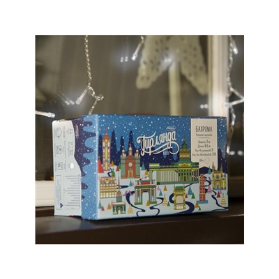 Гирлянда «Бахрома» 4×0.6 м, IP44, прозрачная нить, 180 LED, свечение белое, 8 режимов, 220 В