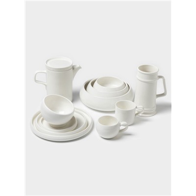 Кружка пивная Magistro OliveQueen, 750 мл, 13×10×18.5 см, фарфор, белая