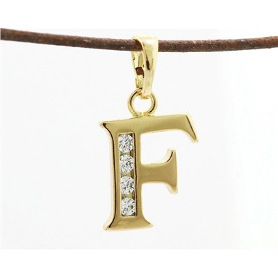 Кулон буква "F" F25817190789