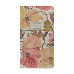 Еженедельник 2026 г. А6 128 стр. "FLORA.Цветочная страсть" кожзам 3-809/07 Bruno Visconti