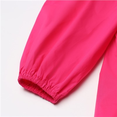 Платье с объёмными рукавами мини женское MIST, фуксия, размер 44-46