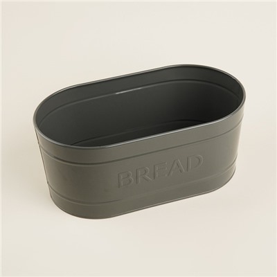 Хлебница металлическая с бамбуковой крышкой SL Home «каса Перфекто», 2 предмета: хлебница 36×20×15.5 см, длина ножа 28.3 см